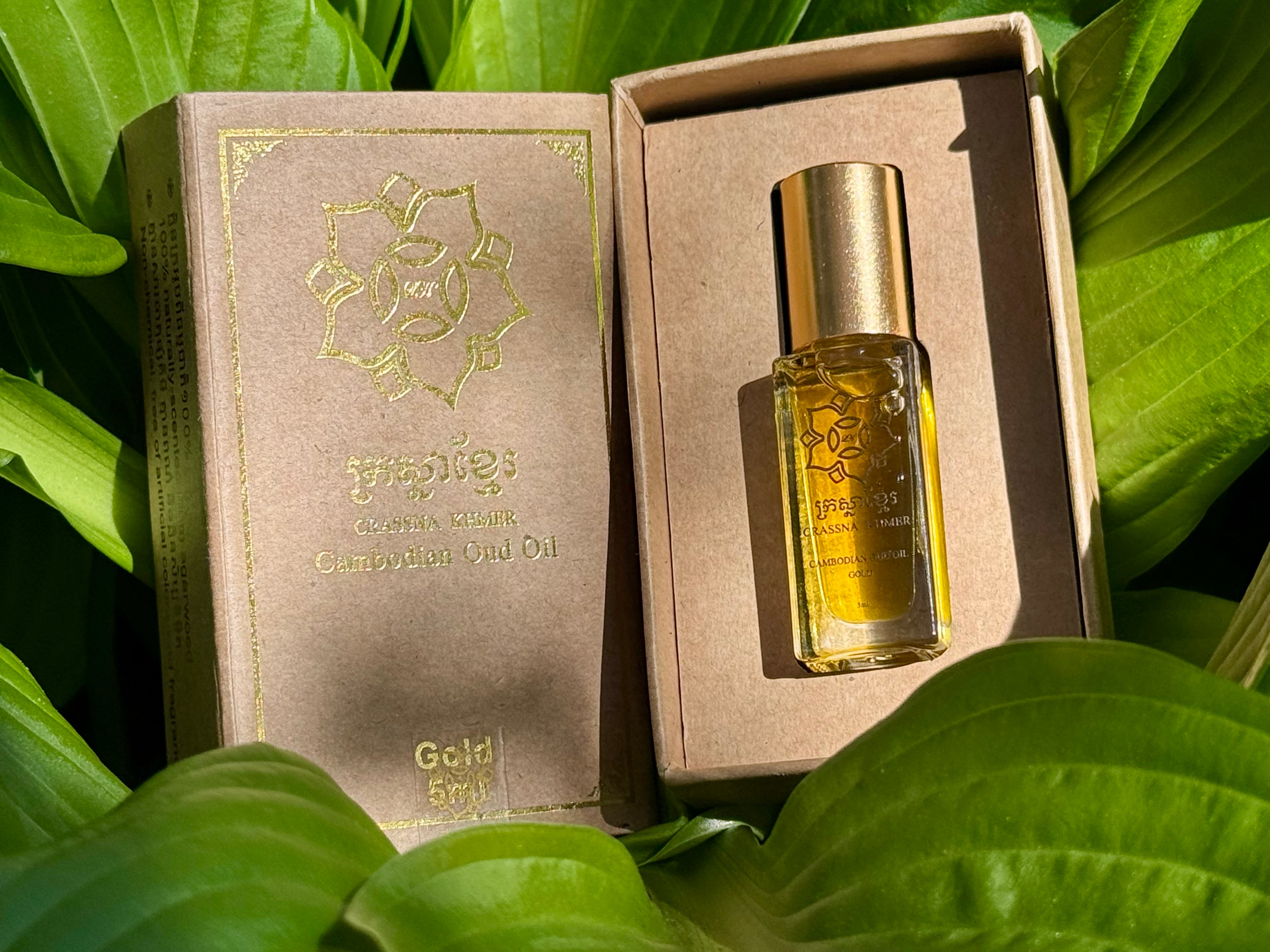 Crassna Khmer Cambodian Oud Oil Gold 5ml