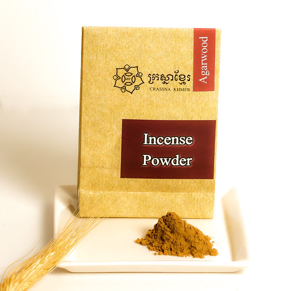 Crassna Khmer Cambodian Agarwood/Oud Incense Powder - 50grams